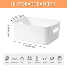 LYLIDIA 10 Stück Aufbewahrungsbox Kunststoff Organizer für