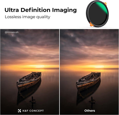 43mm K&F Concept Nano-X ND CPL Multifunktionaler 2in1 Graufilter Polfilter
