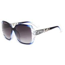 Bifokale Lese-Sonnenbrille Damen - Übergroße Gläser mit UV-Schutz