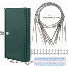 100cm Rundstricknadel Set Edelstahl – 11 Größen