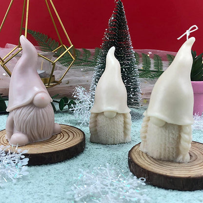 2x Weihnachtsmann Silikonform für Kerzen & Seife – DIY Geschenkidee