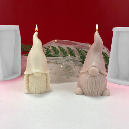 2x Weihnachtsmann Silikonform für Kerzen & Seife – DIY Geschenkidee
