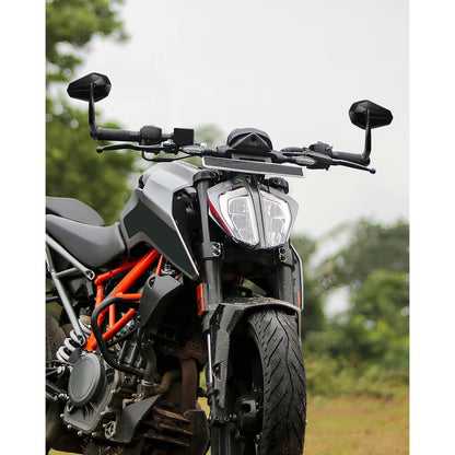 Motorrad Lenkerendenspiegel E-geprüft 360° drehbar 22mm
