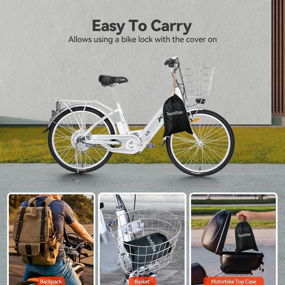 Fahrradabdeckung wasserdicht 210D Oxford 220 x 110 x 95 cm