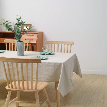Leinen Tischdecke Rechteckig 140x300 cm – Natürliche Eleganz