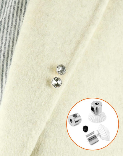 Pin Rücken Anstecker Verschluss 60 Stück 6x5 mm mit