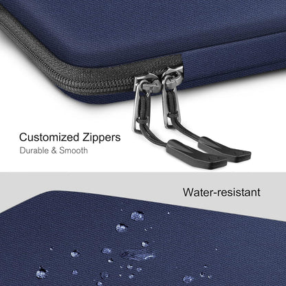 FINPAC Laptop Tasche Hartschalen Hülle für 16 Zoll MacBook Pro & Lenovo Tab Marineblau