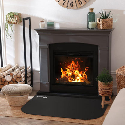 Feuerfeste Matte für Innen & Außen, Glasfaserteppich - 63×99 cm
