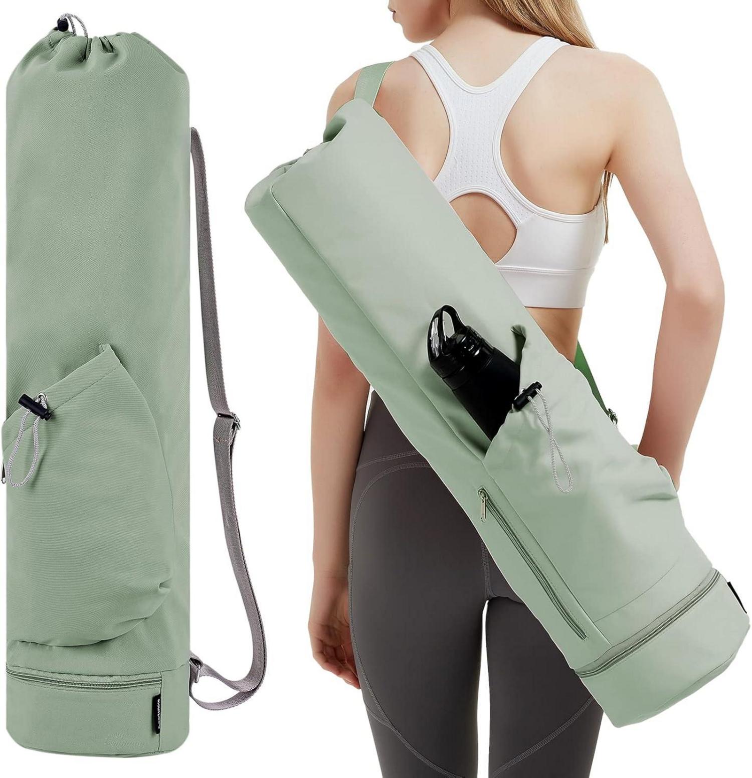 Yogatasche mit Nassfach Sporttasche Damen Verstellbarer Schultergurt