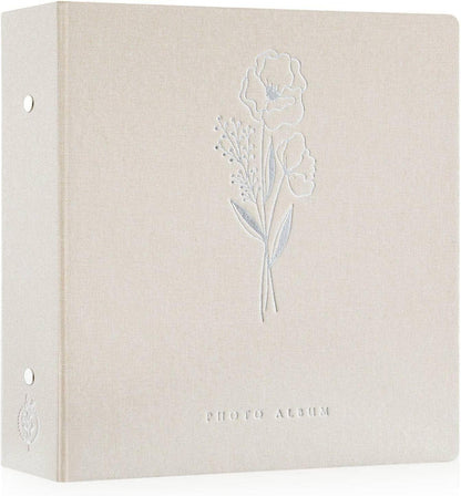 Fotoalbum 600 10x15cm Leinen Beige Einsteckalbum Hoch Querformat