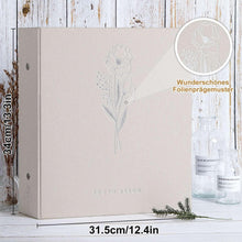 Großes Leinen Fotoalbum 10x15 cm 600 Fotos Beige
