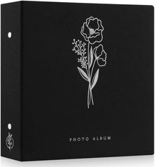 Großes Schwarz Leinen Fotoalbum 10x15 1000 Fotos Steckalbum