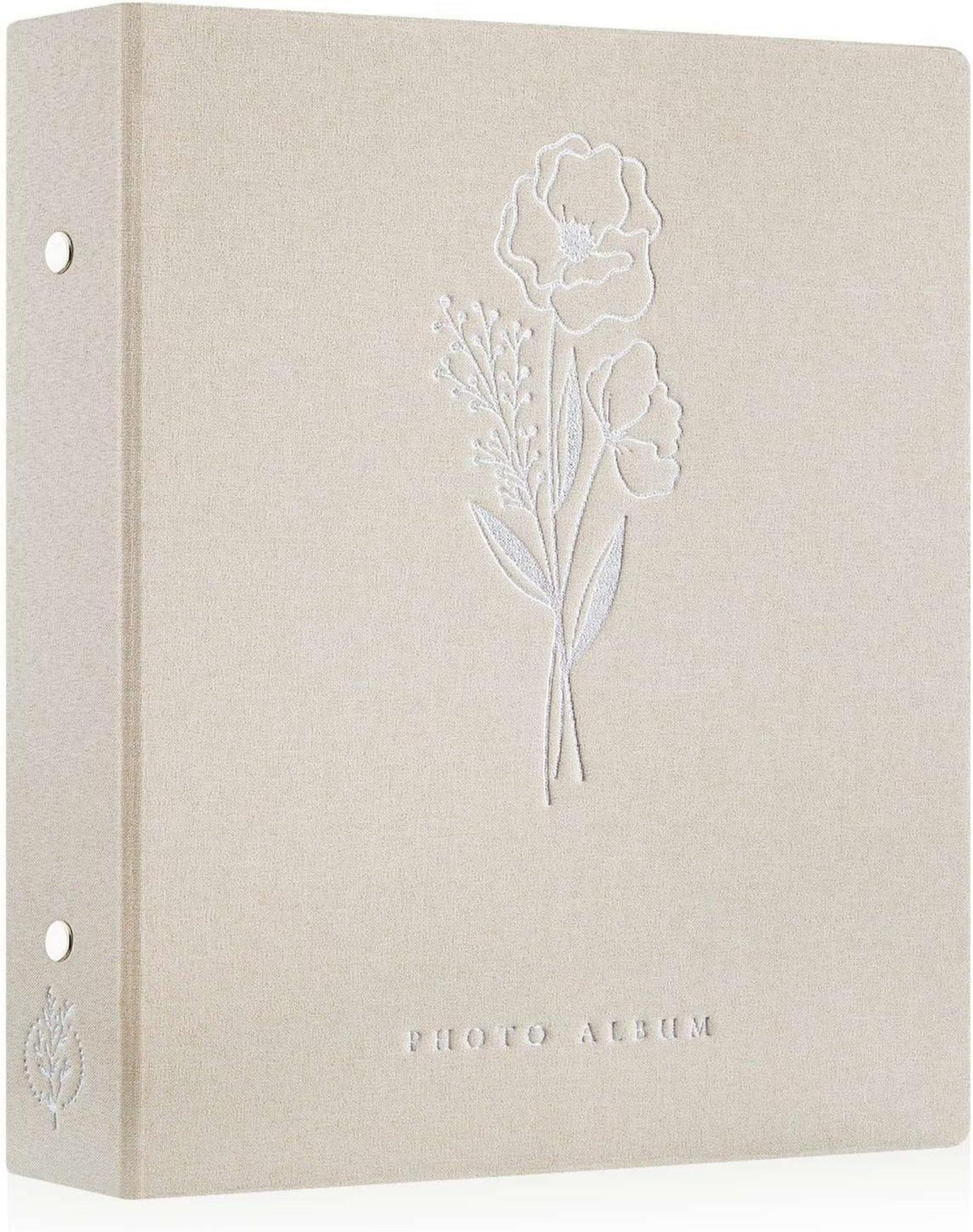 Fotobuch 10x15 Leinen Beige 100 Taschen 2er Packung