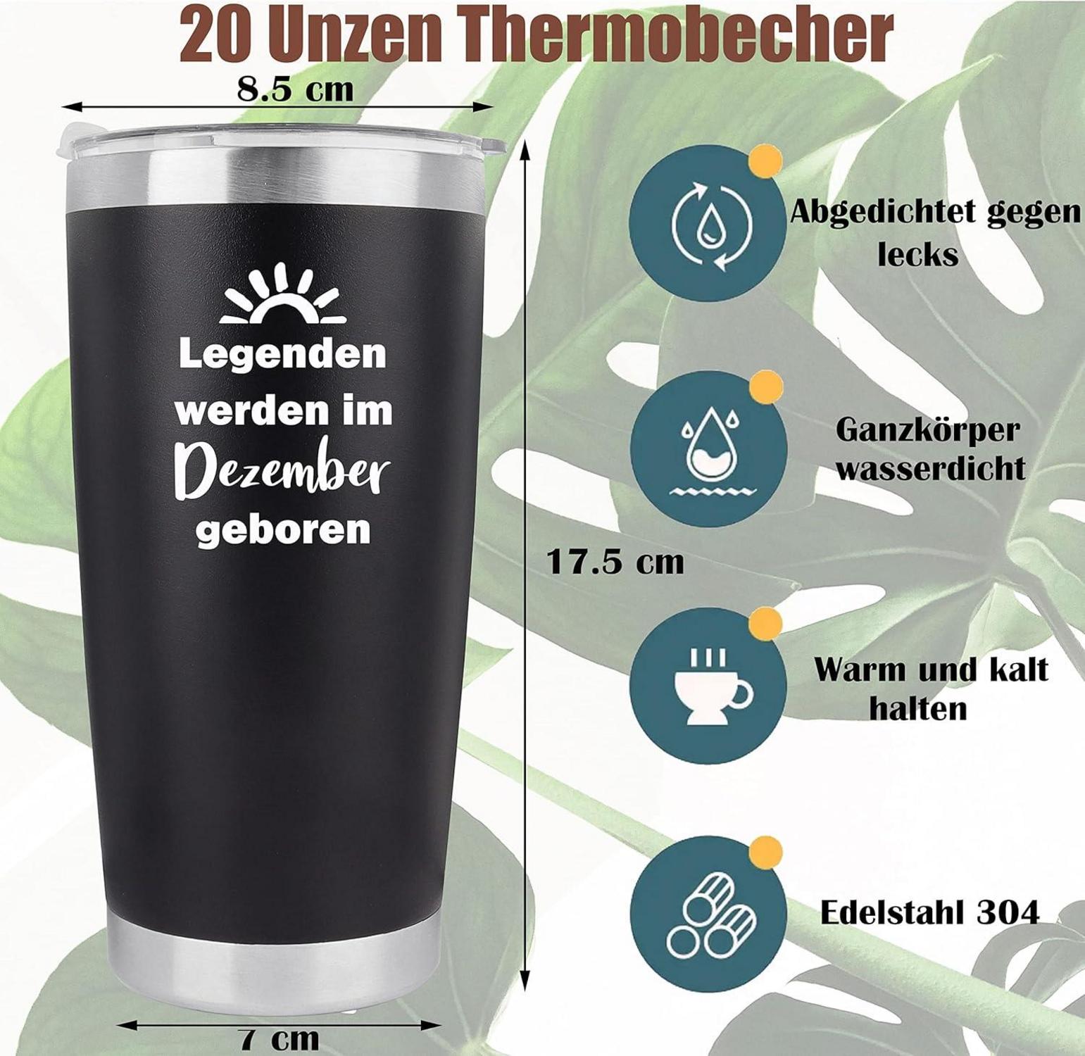 Merclix Geburtstagsgeschenk Männer lustiger 20oz Reisebecher