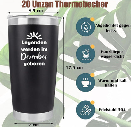 Merclix Geburtstagsgeschenk Männer lustiger 20oz Reisebecher