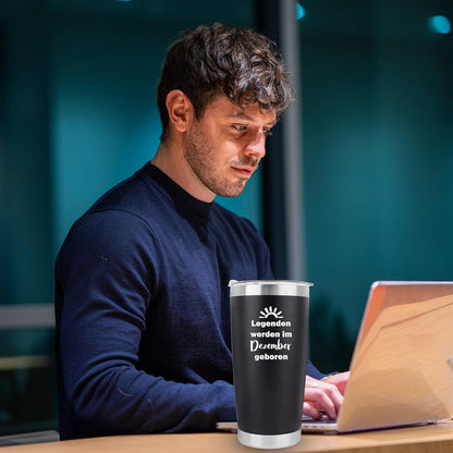 Geburtstagsgeschenk Männer Lustig 20oz Travel Mug Opa Papa Dezember