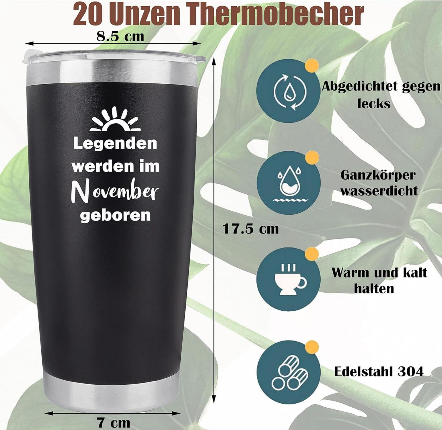 Merclix Lustiger Geburtstags-Reisebecher für Männer 20oz