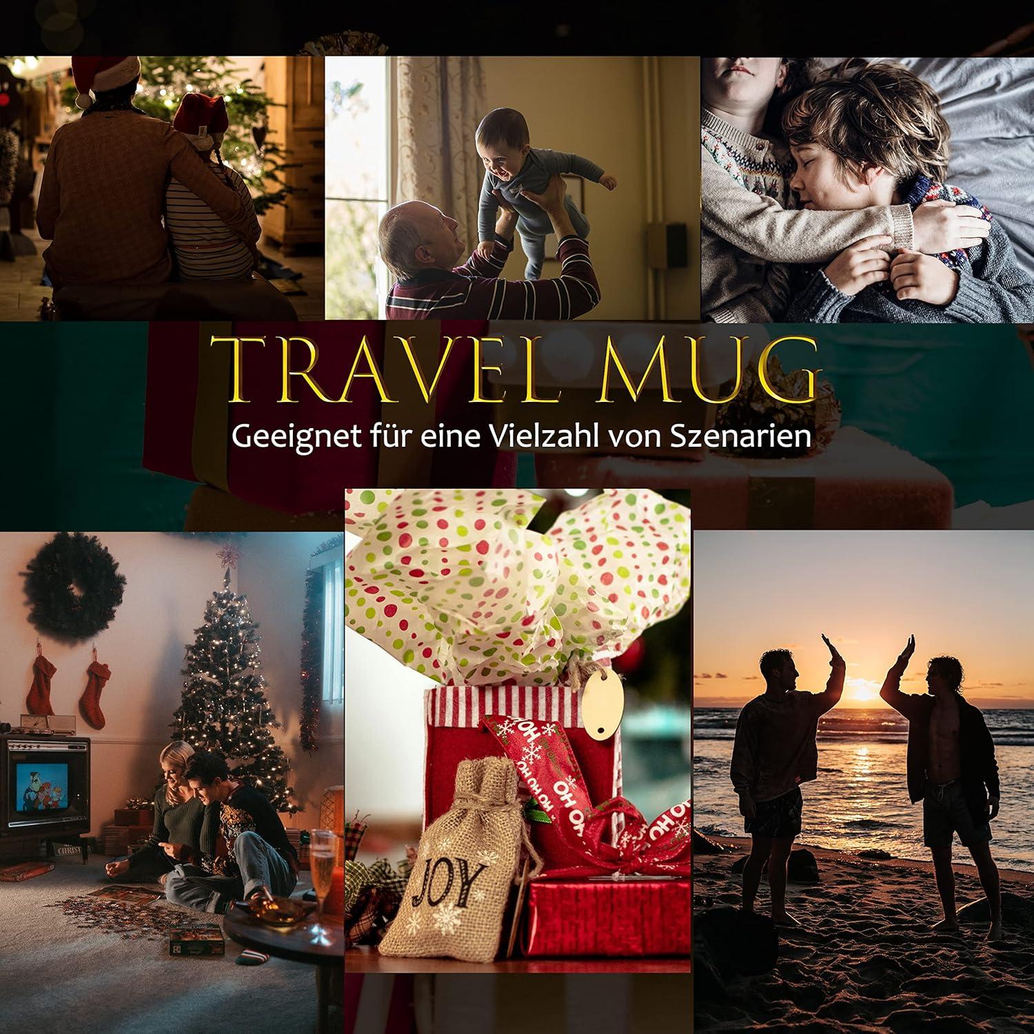 Merclix 20oz Travel Mug Geburtstagsgeschenk Männer Lustig Schwarz