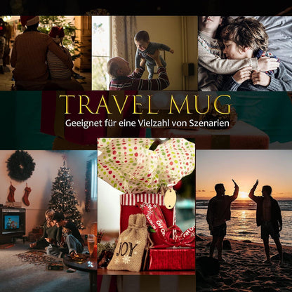 Merclix 20oz Travel Mug Geburtstagsgeschenk Männer Lustig Schwarz