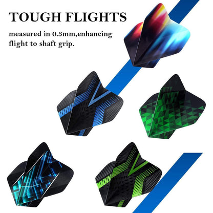 Grebarley Profi Dartpfeile Set | 12 Stk. Steeldarts 20g