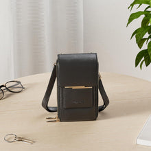 Kleine Damen Handy Umhängetasche Crossbody 3-in-1 RFID Rot