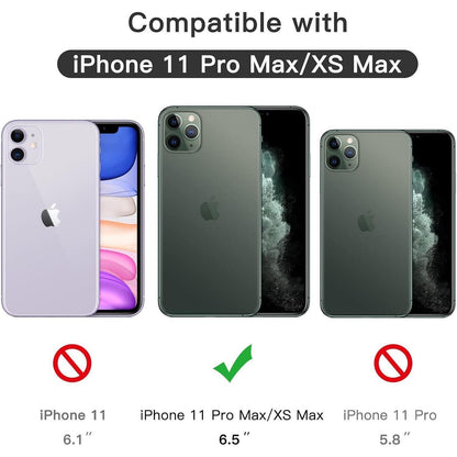 JETech Full Screen Schutzfolie iPhone 11 Pro Max XS Max 6,5