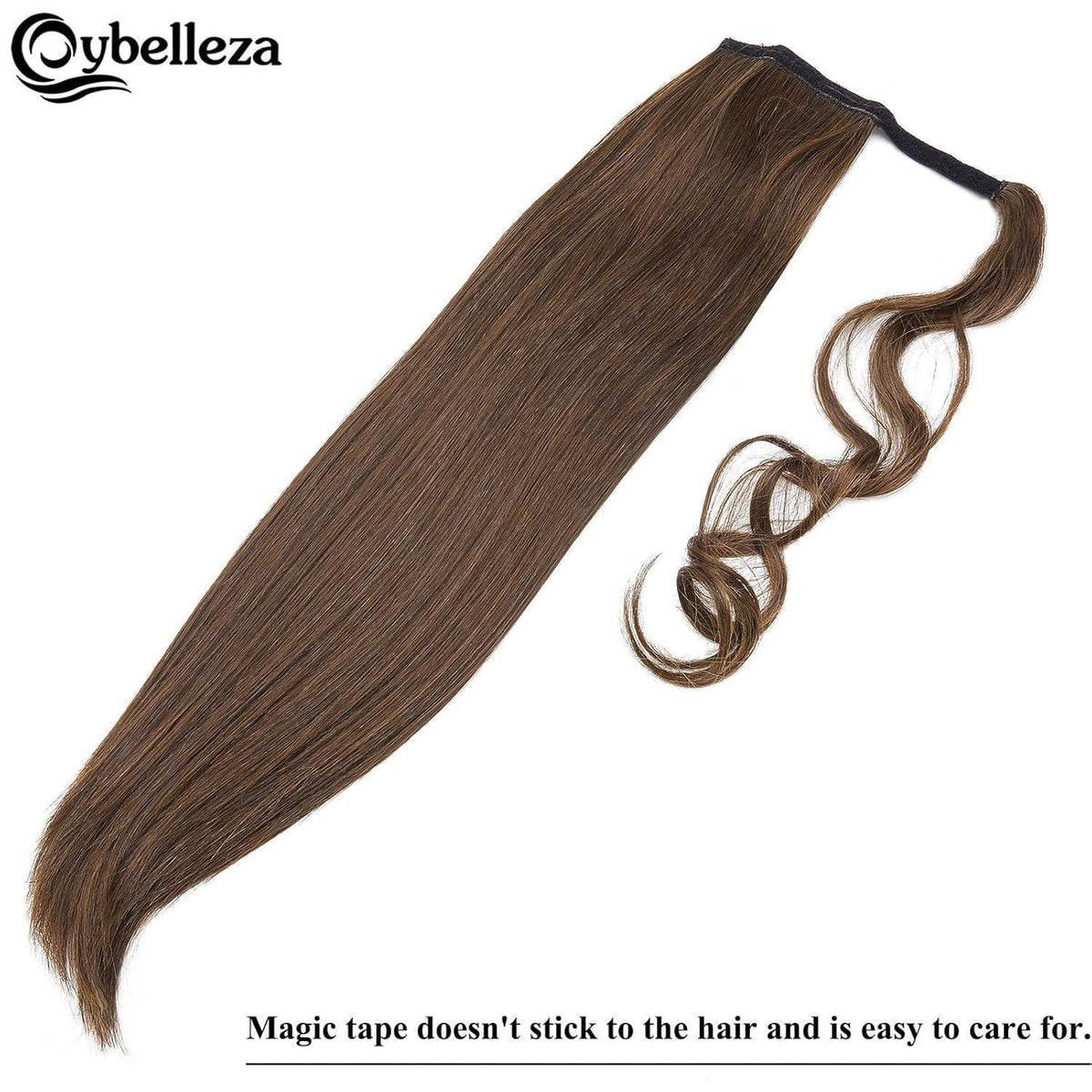 Pferdeschwanz Extension 60cm Dunkelbraun & Hellbraun