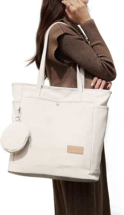 JANSBEN Damen Handtasche, Shopper Groß mit