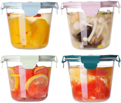 Glas Lebensmittelbehälter Suppe Behälter Meal Prep luftdichte Lids