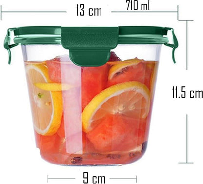 S.ROKE TTAN 710ml Glas Lebensmittelbehälter mit luftdichten