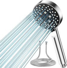 Wassersparender Duschkopf mit Schlauch 2M, 5