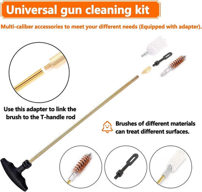 Gun Cleaning Kit Waffenreinigungsset für Gewehr Pistolen Schrotflinten