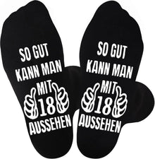 Geburtstagsgeschenk Gamecontroller Socken Anti-Rutsch 43-46 Schwarz