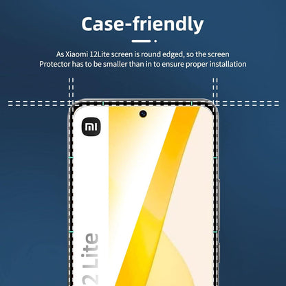 Panzer Schutz Glas für Xiaomi 12 Lite 3er Pack 9H HD Displayschutzfolie