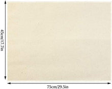 Leinentuch Brot Backen Premium Teigtuch 2 Stück 75x45cm