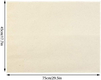 Leinentuch Brot Backen Premium Teigtuch 2 Stück 75x45cm