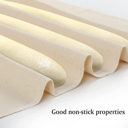 Leinentuch Brot Backen Premium Zubehör Teigtuch Naturleinen 2 Stück 75