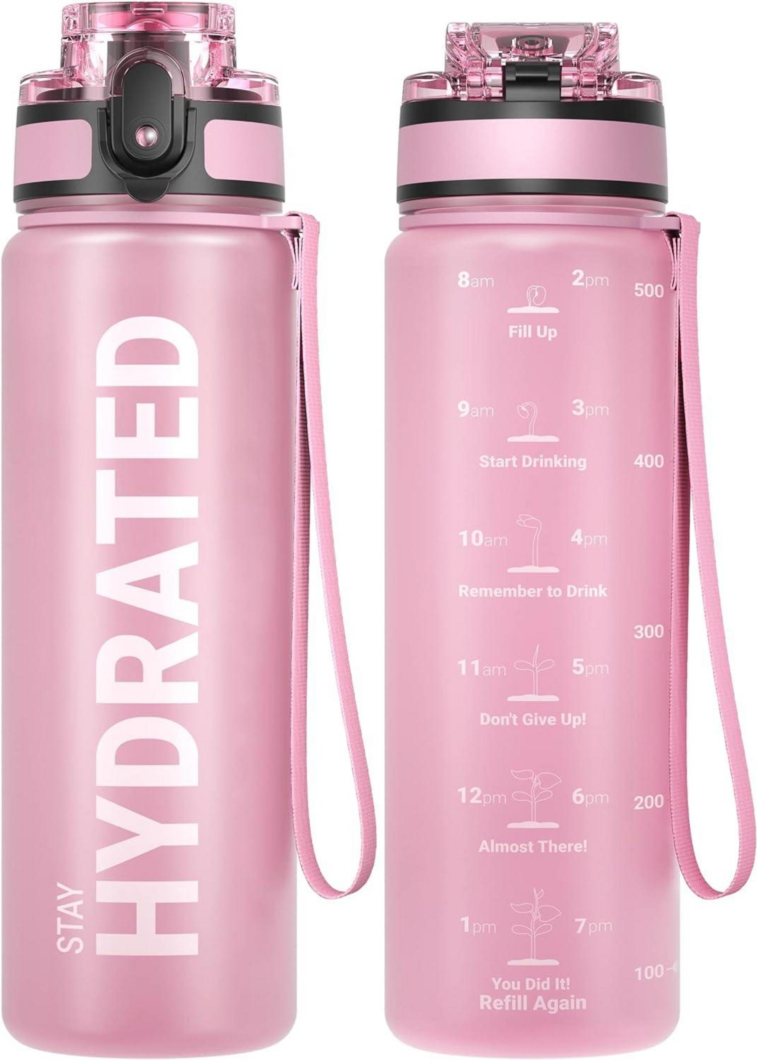 Sport Trinkflasche BPA-frei Tritan Rosa 17oz/500ml