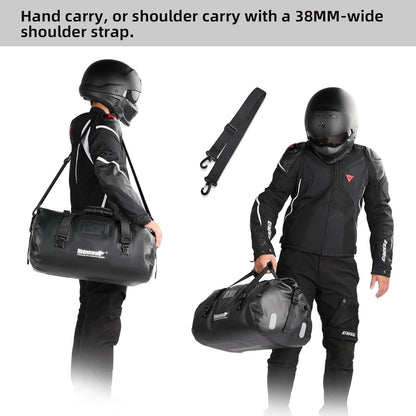 Motorrad Gepäcktasche Wasserdicht 45L mit Schnellverschluss