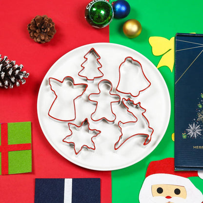 Weihnachtsausstecher-Set Lebkuchenmann Engel Elch