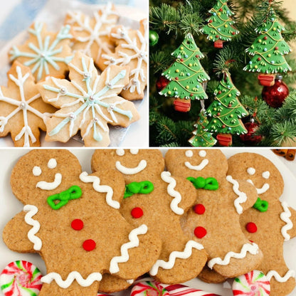 Ausstechformen Weihnachten 6-teilig Lebkuchenmann Engel