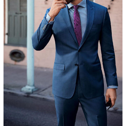 Schmale Herren Krawatte Lila Paisley 6cm für Business & Hochzeit