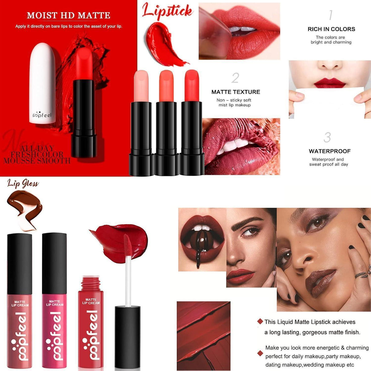 Professionelles Make-up Set mit Schminkkoffer – Geschenk für Damen
