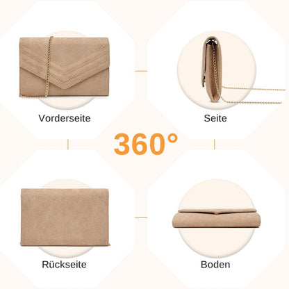 Clutch Envelope Pochette Abendtasche Mode Elegant Kettentasche