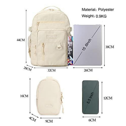 Lässiger Rucksack mit Laptopfach – Schultasche für Mädchen & Jungen