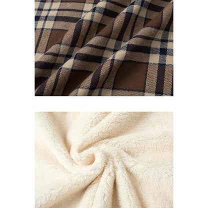 Herren Thermohemd Braun mit Innenfleece