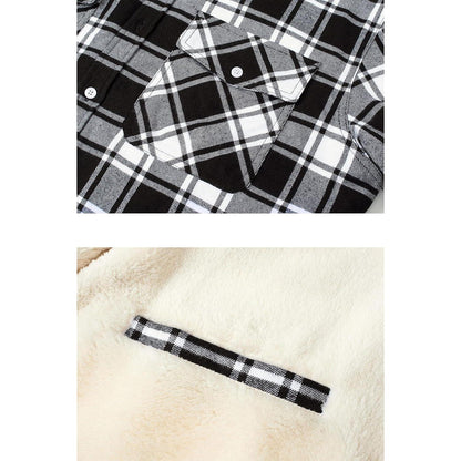 Herren Thermohemd mit Innenfleece, Schwarz XL