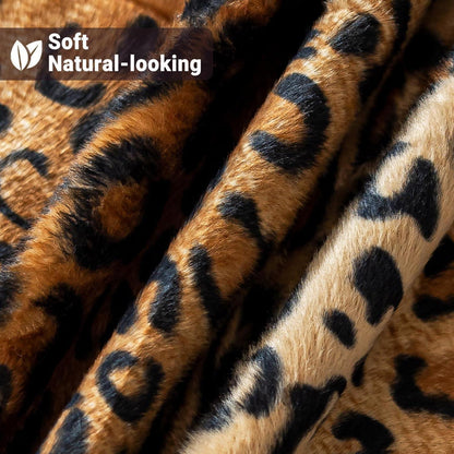 Leoparden Kissenbezüge 2er-Set – Weicher Samt-Tierprint