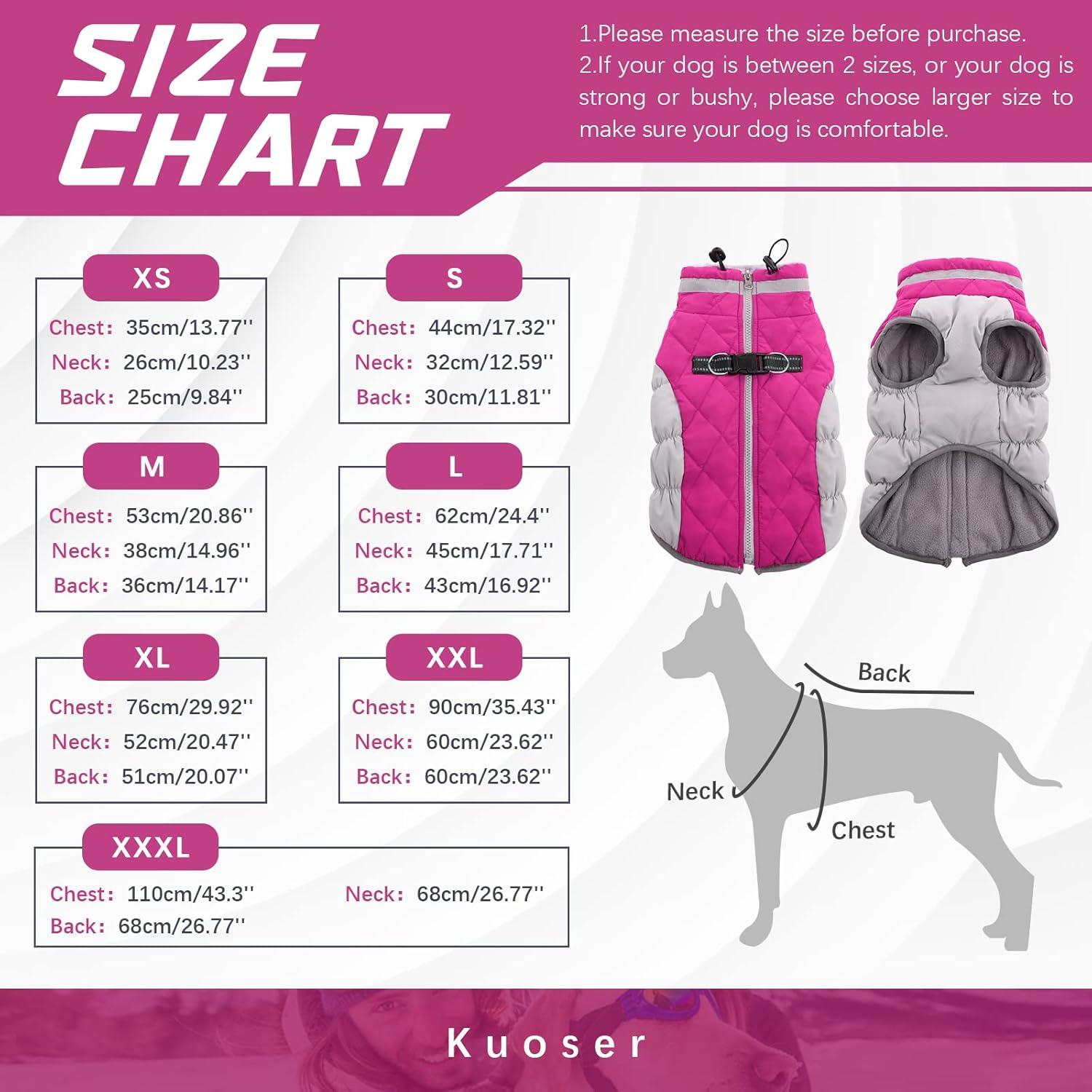 Wasserdichter Hundemantel Winterjacke für alle Hunderassen