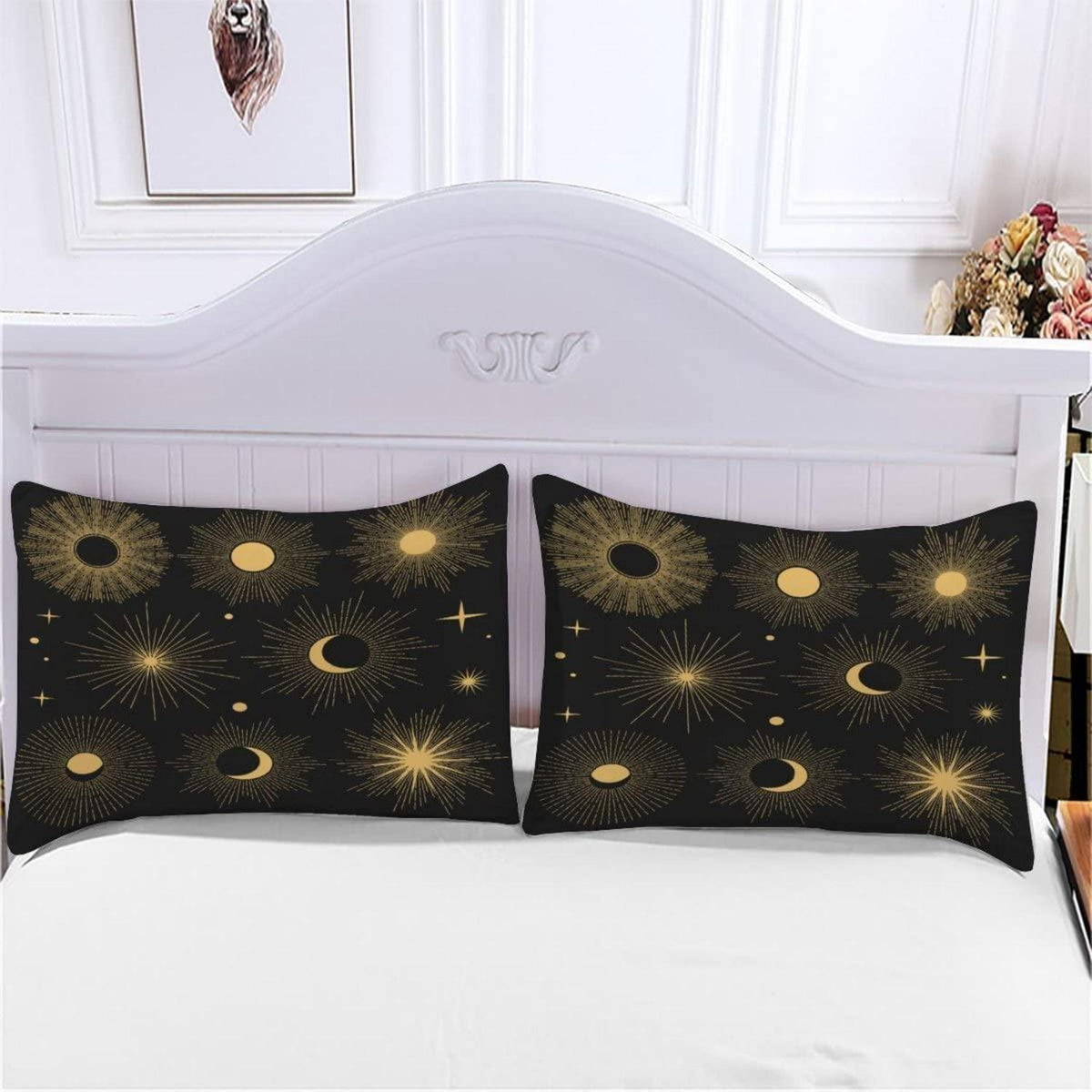 3D Kosmische Bettwäsche-Set 220x240 + 2 Kissenbezüge 80x80 cm
